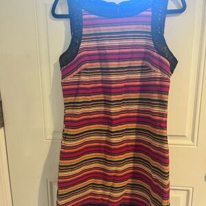 Free People size 10 mini cotton dress with sequins.